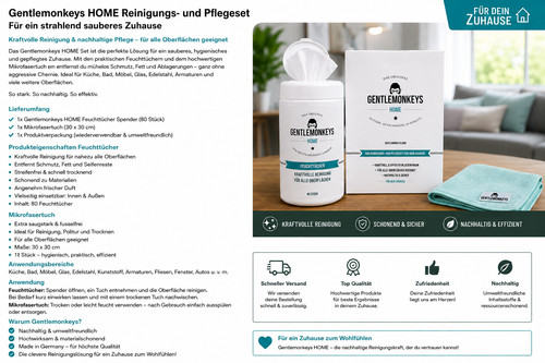 Gentlemonkeys reinigungs set - gentlemonkeys, reinigungs-set